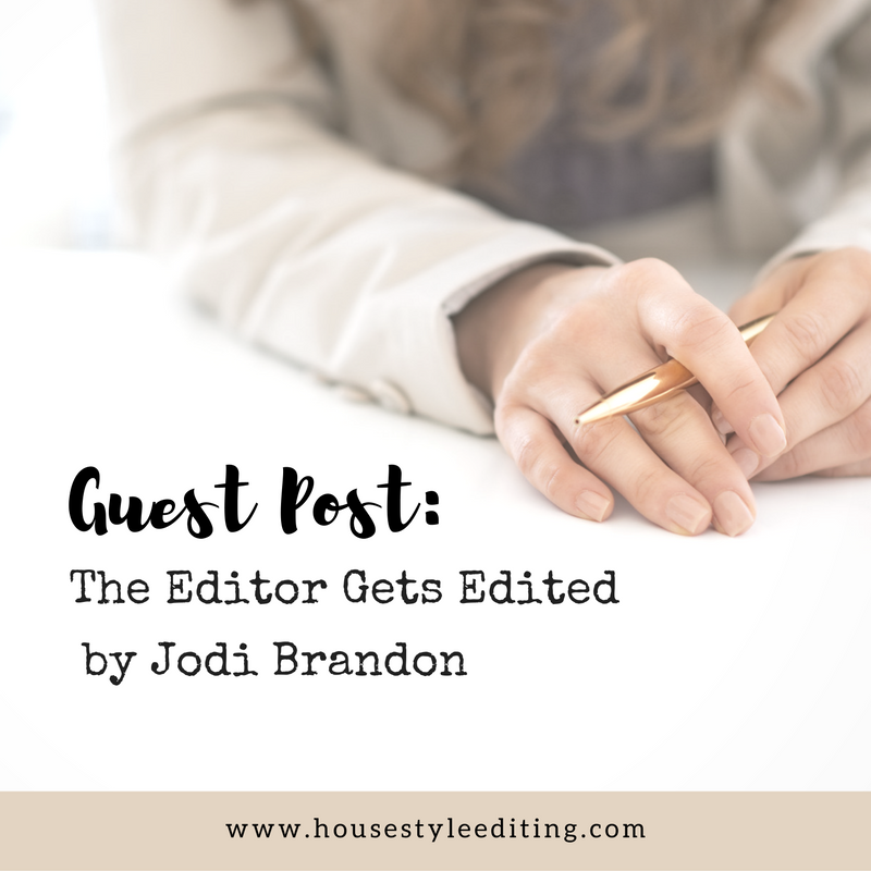 Jodi Brandon on Editing as an Author
