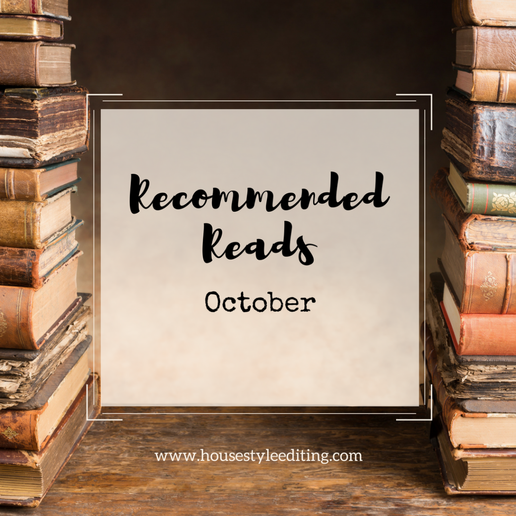 Recommended Reads | October Books | House Style Editing